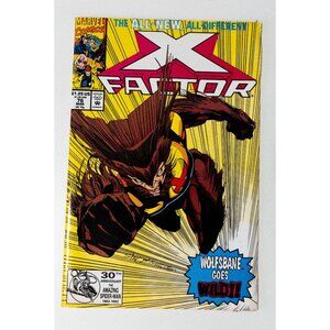 Marvel Comics X-Factor Issue #76 Wolfbane Goes Wild 1992